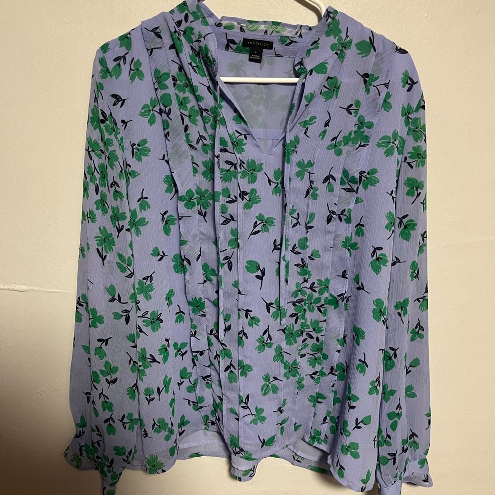 Ann Taylor Floral Blouse